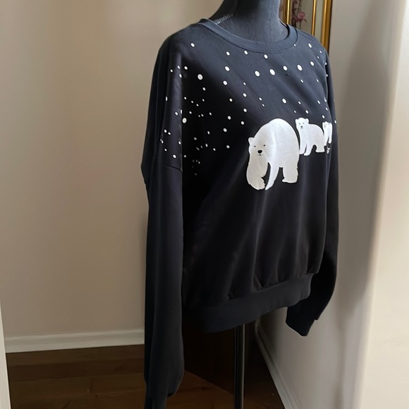 Wildfox Coca-Cola Bears Fifi Jet Black Sweatshirt - Picture 3 of 9